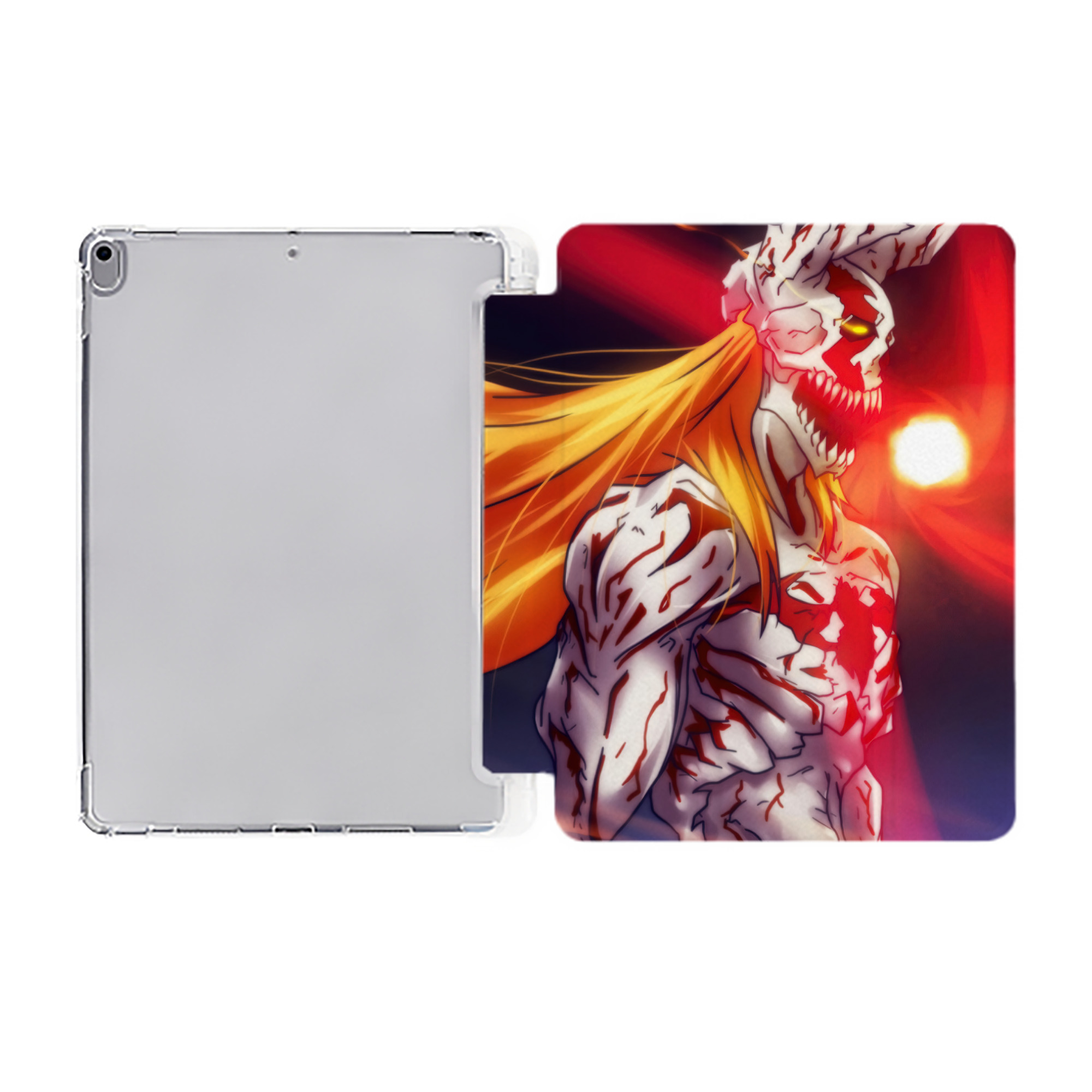 （画像用） ブリーチ BLEACH IPad ケース ペン収納付き 三つ折りスタンド PUレザー×シリコン 対応機種9.5/10.5/10.9インチ
